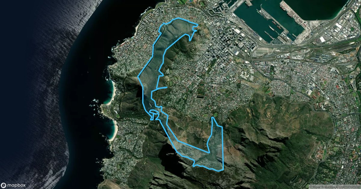 Aerial view of Erf 178079 with its registered boundary